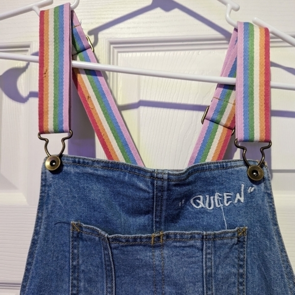 Pride Short Overalls. Women's size Large.‎ - Picture 4 of 6